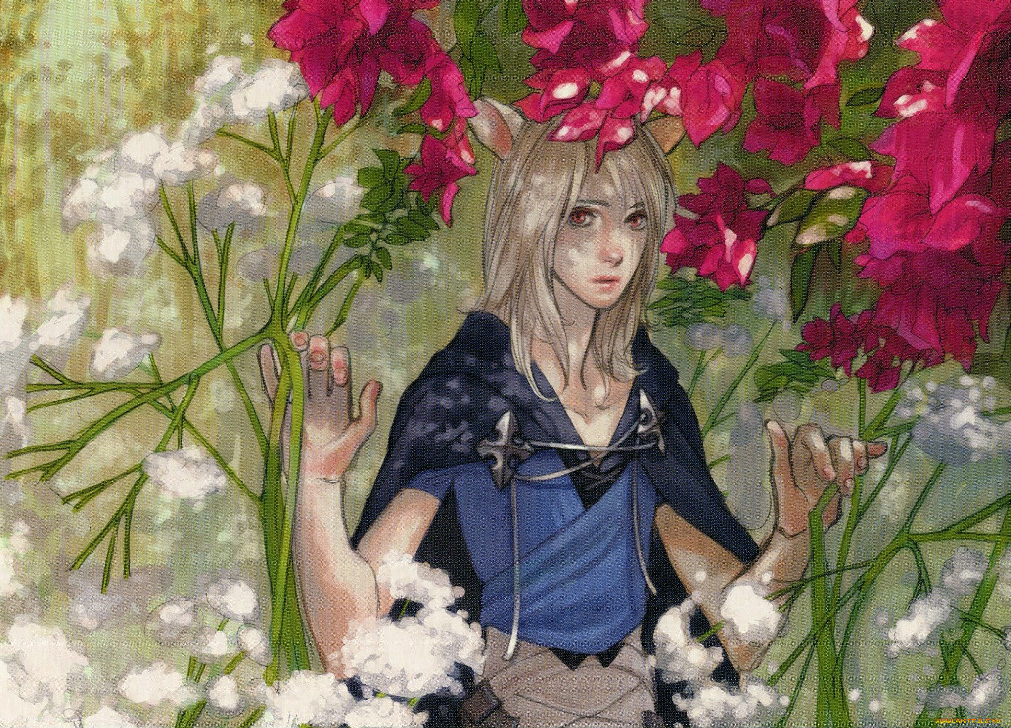 , lamento, art, kazuaki, visual, novel, konoe, , , , , 